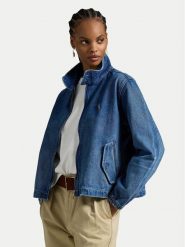 Polo Ralph Lauren Kurtka jeansowa 211971227001 Niebieski Relaxed Fit. Niebieskie kurtki damskie Polo Ralph Lauren, l, bez wzorów, z bawełny, bez kaptura. Za 1,499.00 zł.