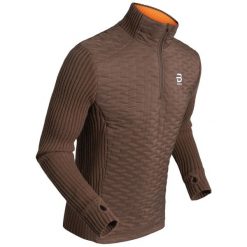 Sweter rozpinany do połowy Daehlie Sportswear Comfy 2.0. Brązowe kardigany męskie DAEHLIE, s, bez wzorów, z dzianiny, sportowe, bez kołnierzyka. Za 530.50 zł.
