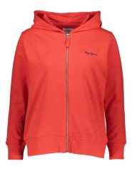 Pepe Jeans Bluza w kolorze czerwonym rozmiar: XS. Czerwone bluzy z kapturem damskie Pepe Jeans, xs, z jeansu. Za 197.95 zł.