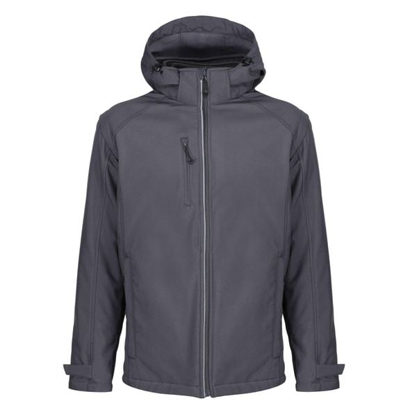 Kurtka Softshellowa Męska 4 W 1. Szare kurtki męskie Regatta, m, bez wzorów, z materiału, klasyczne, z kapturem. Za 829.99 zł.
