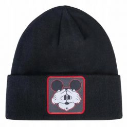 CZAPKA ZIMOWA CAPSLAB DISNEY CD-/1/BON/TMI1. Czarne czapki męskie CapsLab, na zimę, bez wzorów, eleganckie. Za 139.00 zł.