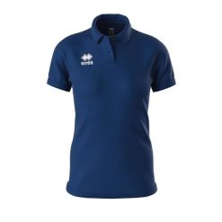 Damska koszulka polo Errea Alexis. Niebieskie bluzki damskie ERREA, bez wzorów, eleganckie, bez kołnierzyka, bez ramiączek. Za 237.00 zł.