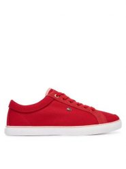 Tommy Hilfiger Tenisówki Th Low Vulc FW0FW09390 Czerwony. Czerwone trampki i tenisówki damskie Tommy Hilfiger, bez wzorów, z materiału. Za 329.99 zł.