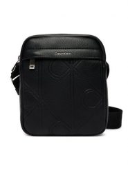 Calvin Klein Saszetka Emblem Aop Emboss Reporter LV04D3331G Czarny. Czarne saszetki męskie CALVIN KLEIN, ze skóry. Za 369.99 zł.