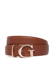 Guess Pasek BW9465 P6330 Brązowy. Brązowe paski damskie Guess, z aplikacjami, ze skóry. Za 234.99 zł.