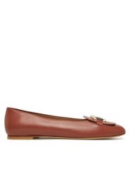 Aigner Baleriny Madeleine 3A 1251310 Brązowy. Brązowe baleriny damskie Aigner, bez wzorów, ze skóry, bez obcasa. Za 869.99 zł.