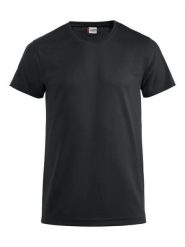 Clique T-shirt Ice-T z oddychającego poliestru dla mężczyzn. Czarne t-shirty męskie CLIQUE, m, bez wzorów, z materiału, bez kołnierzyka. Za 99.74 zł.