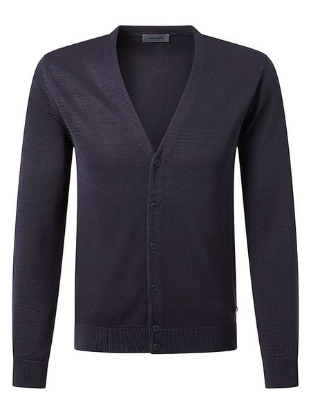 Pierre Cardin Kardigan w kolorze granatowym rozmiar: L. Niebieskie kardigany męskie Pierre Cardin, l, bez wzorów, z bawełny, bez kołnierzyka. Za 214.95 zł.