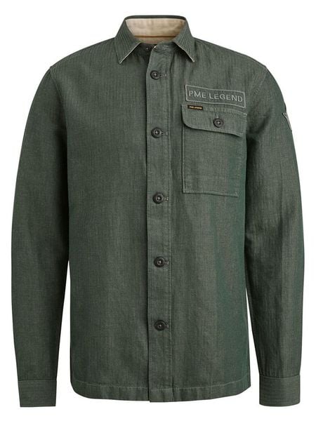 PME Legend Koszula - Regular fit - w kolorze zielonym rozmiar: M. Zielone koszule męskie PME Legend, m, bez wzorów, bez kołnierzyka, bez ramiączek. Za 244.95 zł.