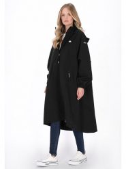 Schmuddelwedda Płaszcz przeciwdeszczowy w kolorze czarnym rozmiar: M. Czarne kurtki przeciwdeszczowe damskie Schmuddelwedda, m, bez kaptura. Za 269.18 zł.