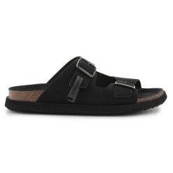 Klapki D.Franklin Vibe Sandals Buckle DFSH407001-BLAC czarne. Czarne klapki i japonki męskie . Za 408.30 zł.