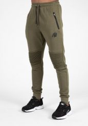 Spodnie fitness męskie Gorilla Wear Delta Pants. Zielone spodnie sportowe męskie GORILLA WEAR, z bawełny. Za 253.65 zł.
