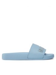 LOVE MOSCHINO Klapki JA28122G1II13712 Błękitny. Niebieskie klapki damskie Love Moschino, bez wzorów, z tworzywa sztucznego, bez obcasa. Za 289.99 zł.