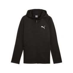 Puma Bluza Evostripe Warm Fz Dk 68170301. Czarne bluzy bez kaptura męskie Puma, l. Za 267.99 zł.