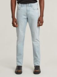G-Star Dżinsy - Slim fit - w kolorze błękitnym rozmiar: W34/L34. Niebieskie jeansy męskie G-Star. Za 274.75 zł.