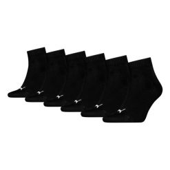 Puma Skarpety Quarter Plain 3-Pack 93858906. Czarne skarpetki damskie Puma, bez wzorów. Za 42.99 zł.