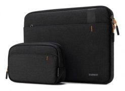 Inateck LB01011 38,9 cm (15.3") Etui kieszeniowe Czarny. Czarne walizki męskie no name, bez wzorów. Za 150.99 zł.