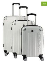 Canadian Peak 3-częściowy zestaw "Softlesseak" w kolorze białym rozmiar: onesize. Białe walizki Canadian Peak, bez wzorów, z materiału. Za 404.99 zł.
