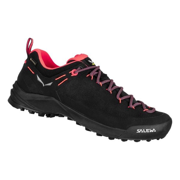 Buty Podejściowe Damskie Salewa Wildfire Leather Gtx. Czarne obuwie trekkingowe damskie Salewa. Za 832.00 zł.