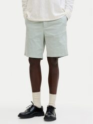 Jack & Jones Szorty materiałowe Ace Vance 12293005 Błękitny Regular Fit. Niebieskie szorty męskie Jack & Jones, z bawełny, bez kołnierzyka. Za 169.99 zł.