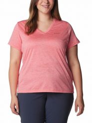 Columbia Koszulka turystyczna "Columbia Hike™" w kolorze jasnoróżowym rozmiar: XL. Różowe bluzki sportowe damskie Columbia, xl, bez wzorów, z materiału, bez ramiączek. Za 57.06 zł.