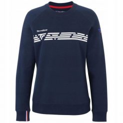 Bluza damska lifestyle Tecnifibre Lady Sweat. Niebieskie bluzy bez kaptura damskie TECNIFIBRE. W wyprzedaży za 129.00 zł.
