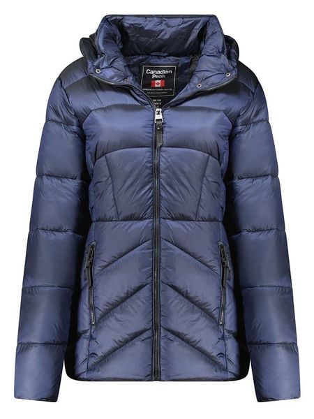 Canadian Peak Kurtka pikowana "Blancheak" w kolorze granatowym rozmiar: XL. Niebieskie kurtki damskie Canadian Peak, xl, bez wzorów, bez kaptura. Za 197.63 zł.