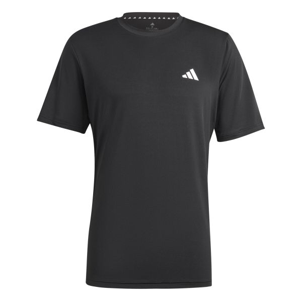 Rozciągliwa koszula adidas Essentials. Czarne koszule męskie Adidas, bez wzorów, bez kołnierzyka, bez ramiączek. Za 102.00 zł.