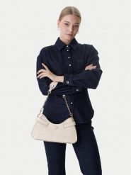 Guess Torebka Serenova HWKG80 91180 Beżowy. Brązowe torebki klasyczne damskie Guess, z aplikacjami, ze skóry, bez dodatków. Za 639.99 zł.