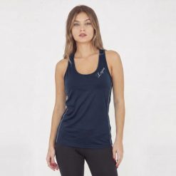 Męska Koszulka Bez Rękawów ACT-TANK QUILK Niebieska. Niebieskie t-shirty sportowe męskie Legea, m, z elastanu, bez ramiączek, do biegania. Za 60.00 zł.