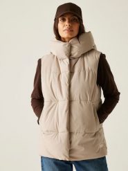 Regatta Kamizelka pikowana "Kelse" w kolorze beżowym rozmiar: 40. Brązowe kamizelki damskie Regatta. Za 156.98 zł.