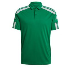 Koszulka polo do piłki nożnej męska Adidas Squadra 21 Polo z krótkim rękawem. Białe koszulki polo męskie Adidas, m, bez wzorów, bez ramiączek. Za 82.00 zł.