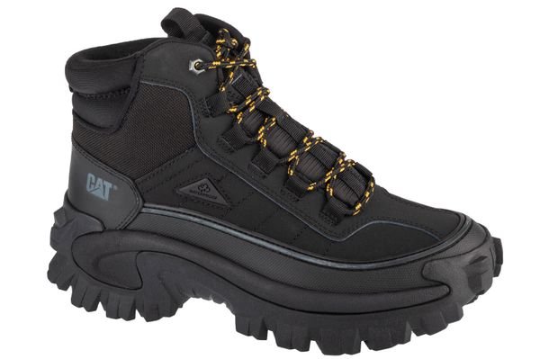 Buty sportowe Sneakersy męskie, Intruder Galosh 2.0 Mid WP. Czarne buty sportowe na co dzień męskie CATerpillar, na zimę, z materiału, bez zapięcia, trekkingowe. Za 479.99 zł.