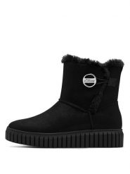 S.Oliver Botki zimowe w kolorze czarnym rozmiar: 40. Czarne botki damskie S.Oliver, na zimę, bez obcasa, bez zapięcia. Za 221.88 zł.
