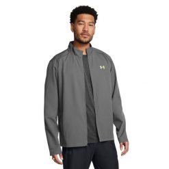 Kurtka do biegania męska Under Armour Storm Run. Szare kurtki treningowe męskie Under Armour, m, bez wzorów, do biegania. Za 219.99 zł.