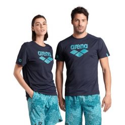 Koszulka Arena T-Shirt Logo. Niebieskie bluzki sportowe damskie Arena, m, bez wzorów, bez ramiączek. Za 119.99 zł.