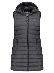 Geographical Norway Kamizelka pikowana "Vatikolor" w kolorze antracytowym rozmiar: XXL. Czarne kamizelki damskie Geographical Norway, xxl. Za 105.38 zł.