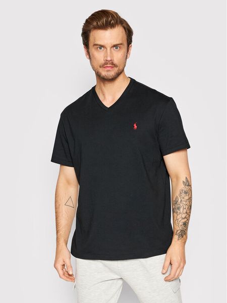 Polo Ralph Lauren T-Shirt 710708261 Czarny Classic Fit. Czarne koszulki polo męskie Polo Ralph Lauren, m, bez wzorów, z bawełny, bez ramiączek. Za 339.99 zł.