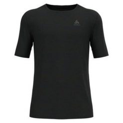 Koszulka termoaktywna męska Odlo Merino 200 BL Top Crew Neck SS. Czarne bielizna termoaktywna męska Odlo, m, bez wzorów. Za 254.99 zł.