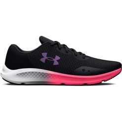 Buty damskie do biegania Under Armour Charged Pursuit 3. Czarne obuwie do biegania damskie Under Armour. Za 333.00 zł.