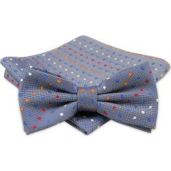 Modna Mucha Męska - Alties - Kolorowe Groszki. Krawaty i muchy męskie Alties, bez wzorów, eleganckie. Za 54.00 zł.