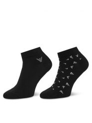 EA7 Emporio Armani Skarpety krótkie EM000538 AF25376 MC624 Czarny. Czarne skarpetki męskie EA7 Emporio Armani, bez wzorów, z bawełny. Za 84.99 zł.