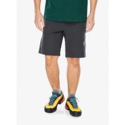 Spodenki wspinaczkowe męskie La Sportiva Flatanger Short. Szare szorty męskie La Sportiva, bez kołnierzyka. Za 320.19 zł.