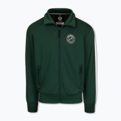 Bluza męska Pitbull Track Jacket San Diego. Żółte bluzy bez kaptura męskie PITBULL, bez wzorów, sportowe, bez kołnierzyka, bez ramiączek. Za 249.99 zł.