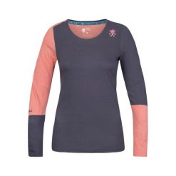 Damska koszulka z długim rękawem Rafiki Finale. Niebieskie t-shirty damskie Rafiki, bez wzorów, z bawełny, bez kołnierzyka. Za 285.35 zł.