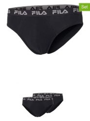 Fila Slipy (3 pary) w kolorze czarnym rozmiar: XL. Czarne slipki męskie Fila, bez wzorów. Za 65.99 zł.