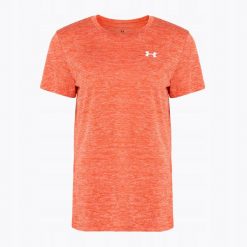 Koszulka Damska Sportowa Under Armour Tech Ssc- Twist. Brązowe bluzki sportowe damskie Under Armour, s, bez kołnierzyka, bez ramiączek. Za 119.99 zł.