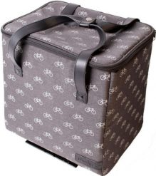 Torba termiczna na rower „Cool AVS”, szara. Szare torebki klasyczne damskie ATRAN VELO, bez wzorów, z tworzywa sztucznego, duże, z nadrukiem, bez dodatków. Za 458.95 zł.