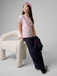 4F T-shirt regular z nadrukiem dziewczęcy - różowy 158 (12-13 lat). Czerwone koszulki dziewczęce 4f, bez wzorów, z bawełny, bez ramiączek. Za 59.99 zł.