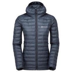 Kurtka ocieplana damska Montane Icarus Lite Hoodie. Niebieskie kurtki damskie Montane, l, bez wzorów, z materiału, z kapturem. Za 692.99 zł.